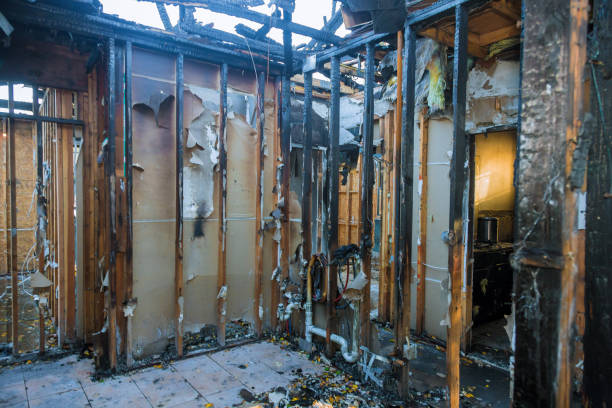 Professional Emergency Fire Cleanup technician working in Woodlake, VA